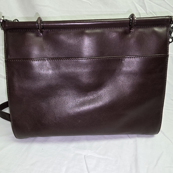 Rich Mahogany Leather Vintage Coach Whitney bag. - Picture 4 of 7